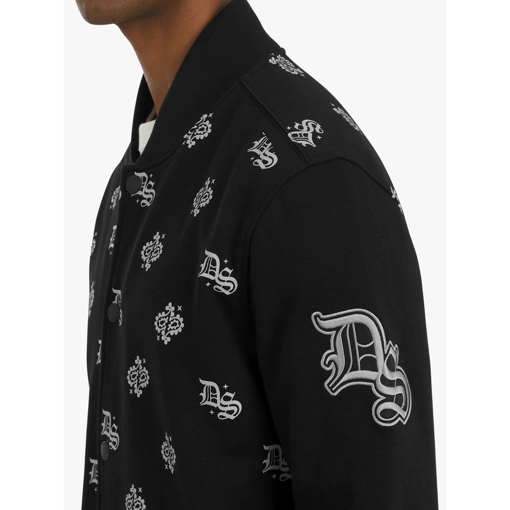 Size Small Dogg Supply Varsity Jacket by Snoop Dogg Mens Black Unisex Sweatshirt - Picture 8 of 8